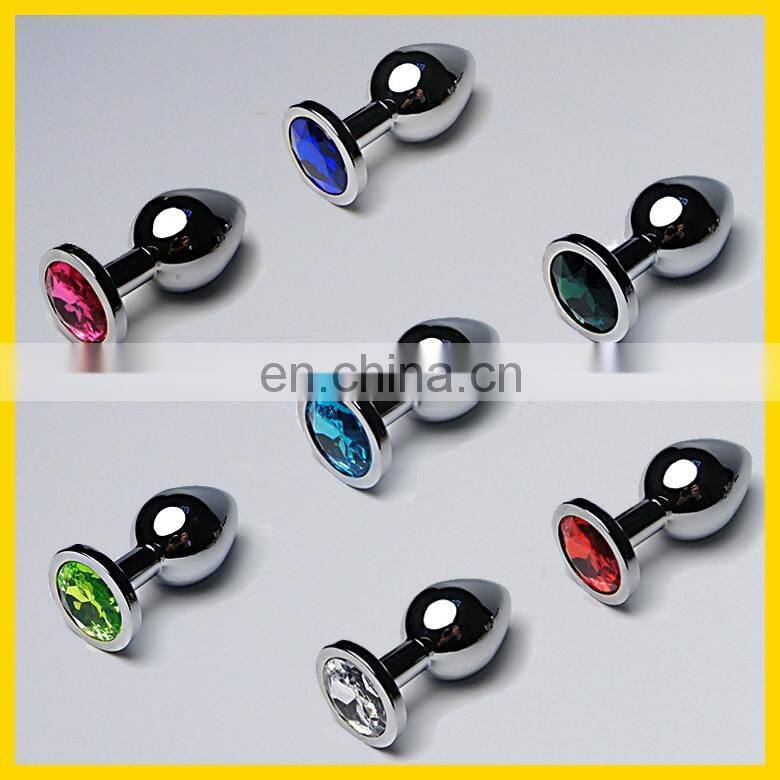 Stainless steel chastity device Stainless steel anal plug