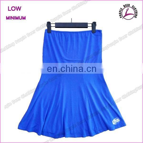 Stretch satin latest short skirt design women umbrella skirt