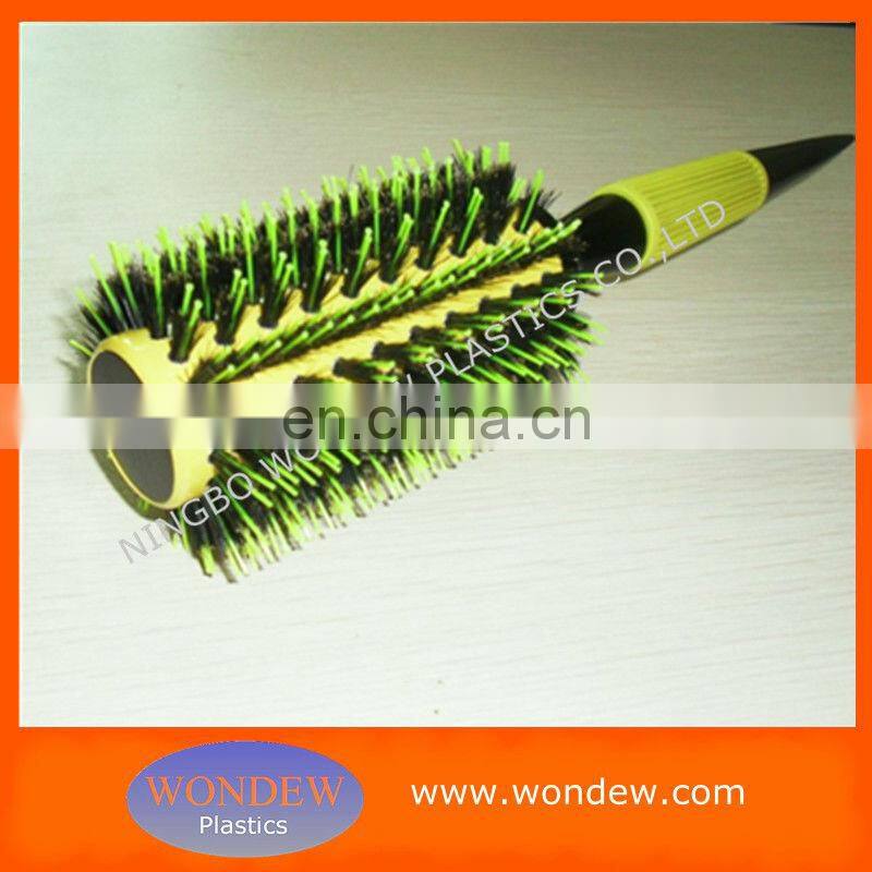 Plastic massage hairbrush