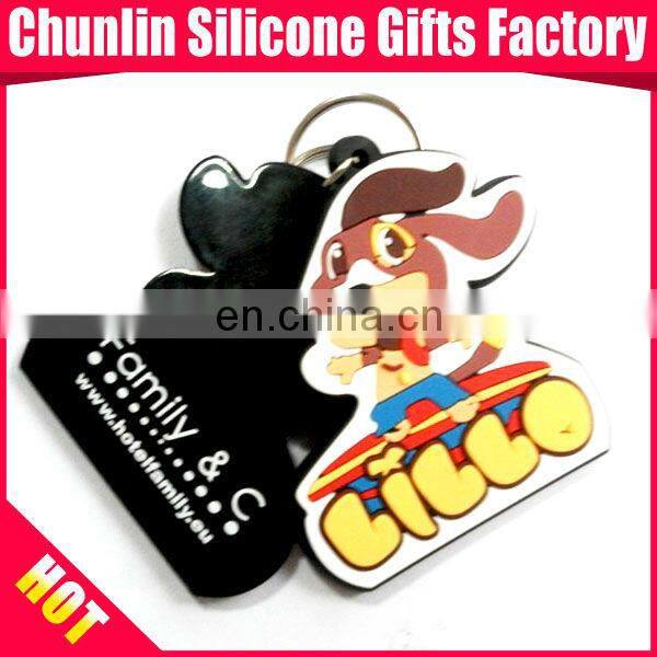 high quality pvc keychain