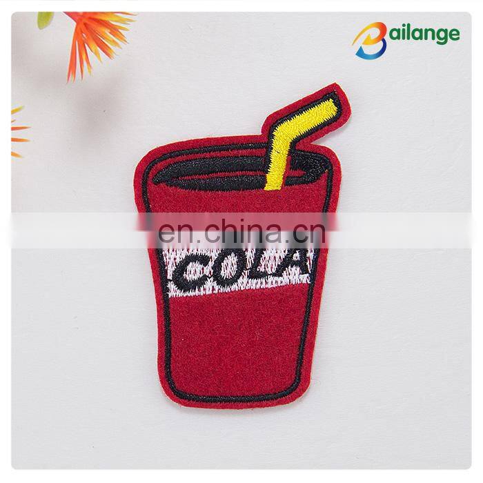 Small size flag cute kid clothes shoes decoration embroidered patches