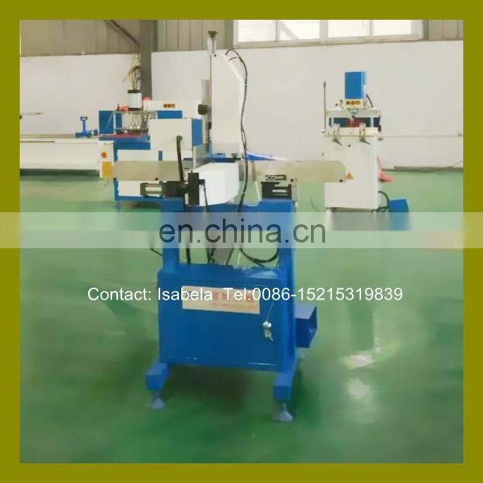 New type three axis PVC UPVC Plastic window automatic water slot mill machinery