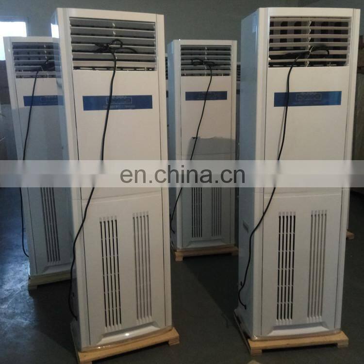 Vertical dehumidifier for swimming pool have heater function