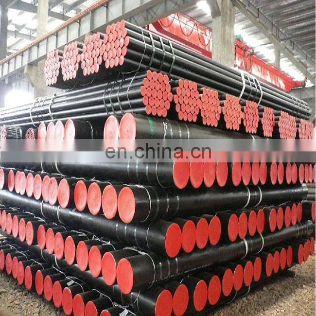 ERW welded black paint steel pipe for water used