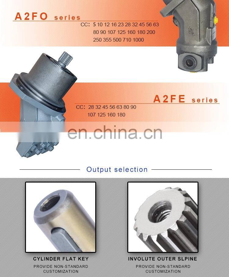 replace Rexroth A2F045 A2F056 A2F063 A2F080 Piston Hydraulic Pump