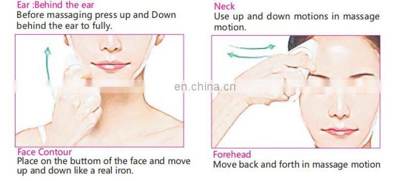 Ready to ship mini Skin clinic Lifting Face Iron Microcurrent Wrinkles beauty Device with fast delivery