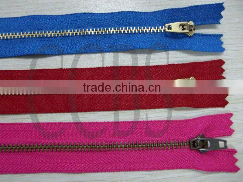 No.5 Y Teeth Metal Zipper for Jean in China