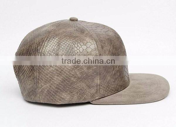 2016 Wholesale High Quality Leather Snapback
