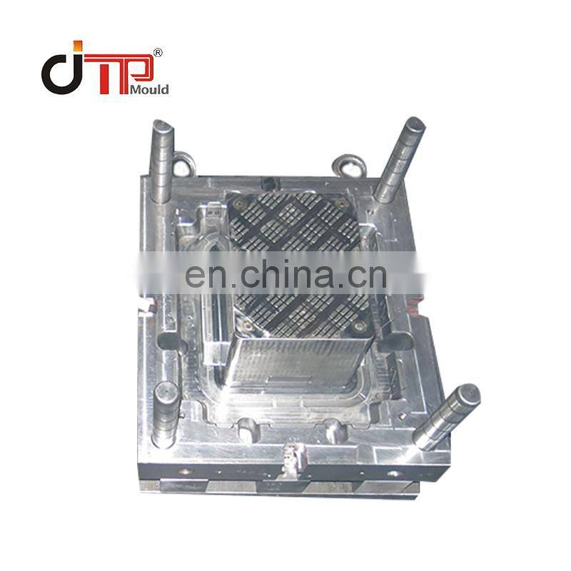 Huangyan high polished mesh crate mould plastic injection mould
