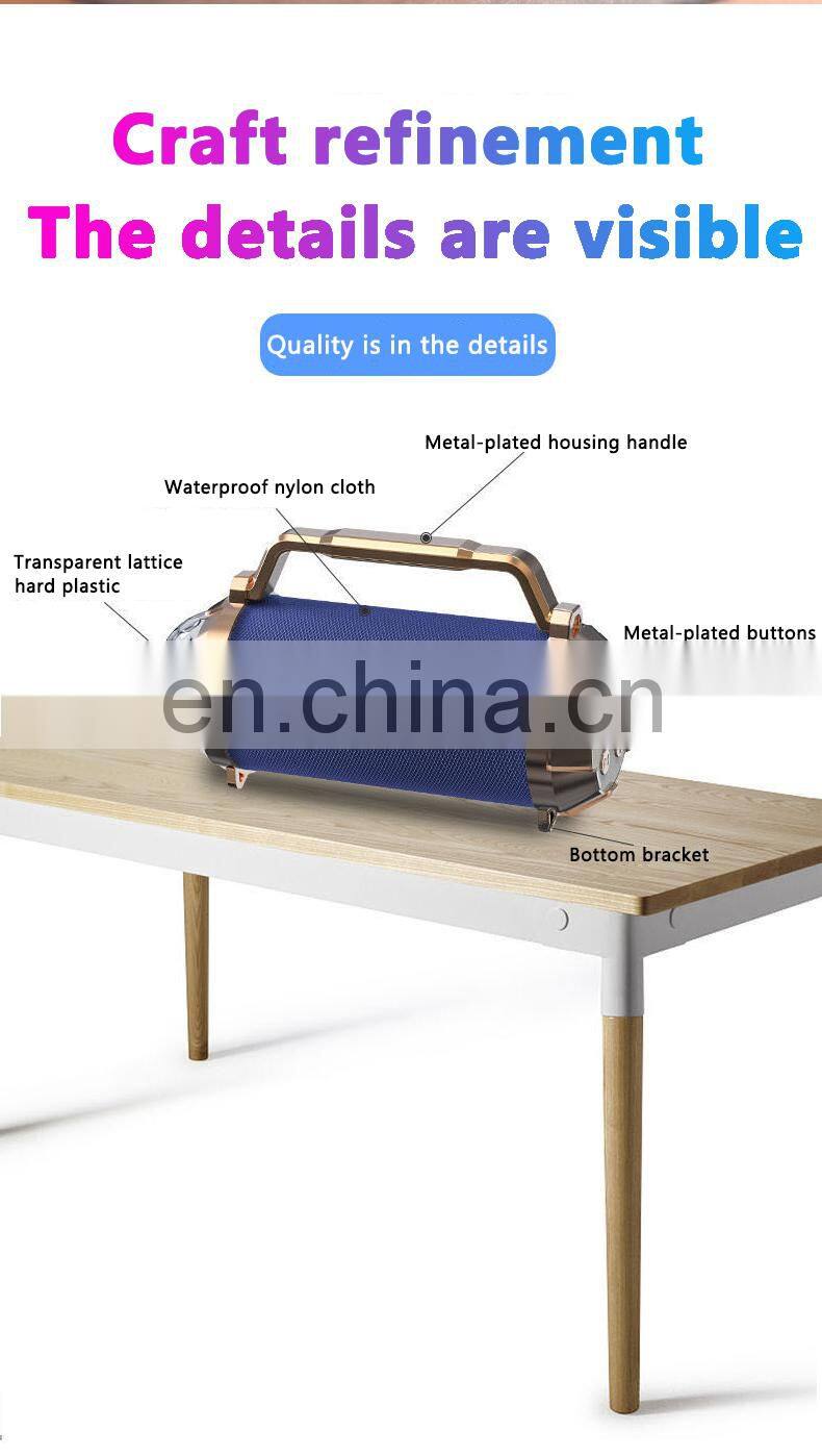 Mini speaker 2020 wholesale OEM/ODM remote control mobile phone/computer 5.0 1200MAH high capacity