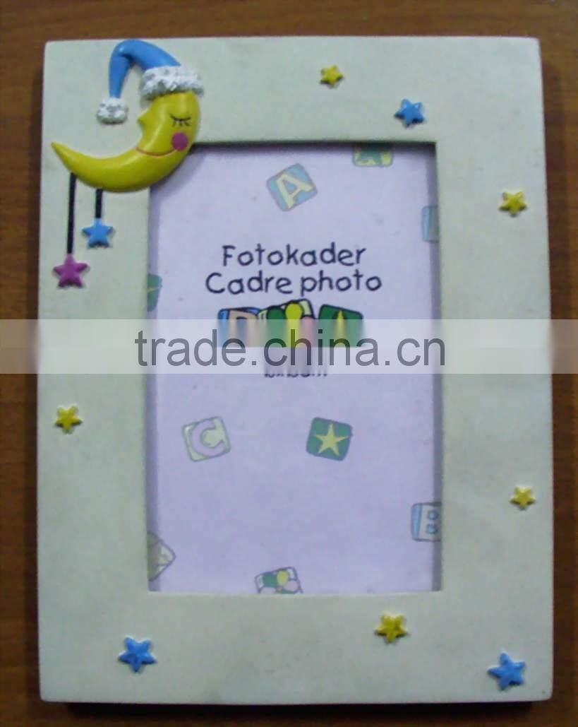 Unique Design Promotional Photo Frame, Lovely Cartoon Resin Craft Fresh Photo Frame