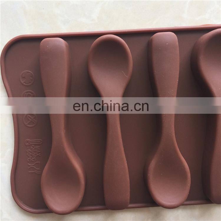 silicone mold 6 even DIY spoon Chocolate does not stick cake baking