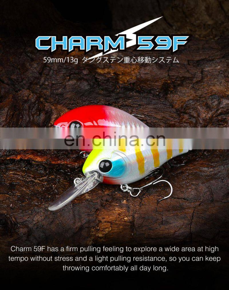 13g Trolling Lure Crank Bait Fake Fish Floating bait Mini Crankbait Fishing Lure