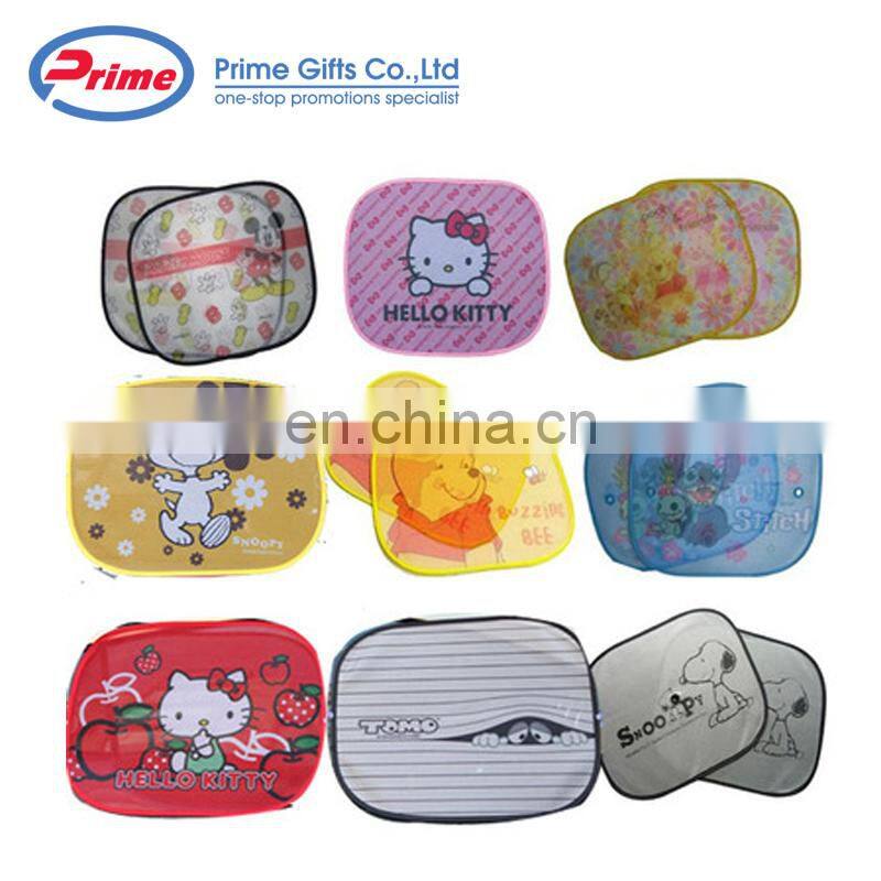 Full Color Logo Printed Funny Car Window's Side Sun Shade for Promotions