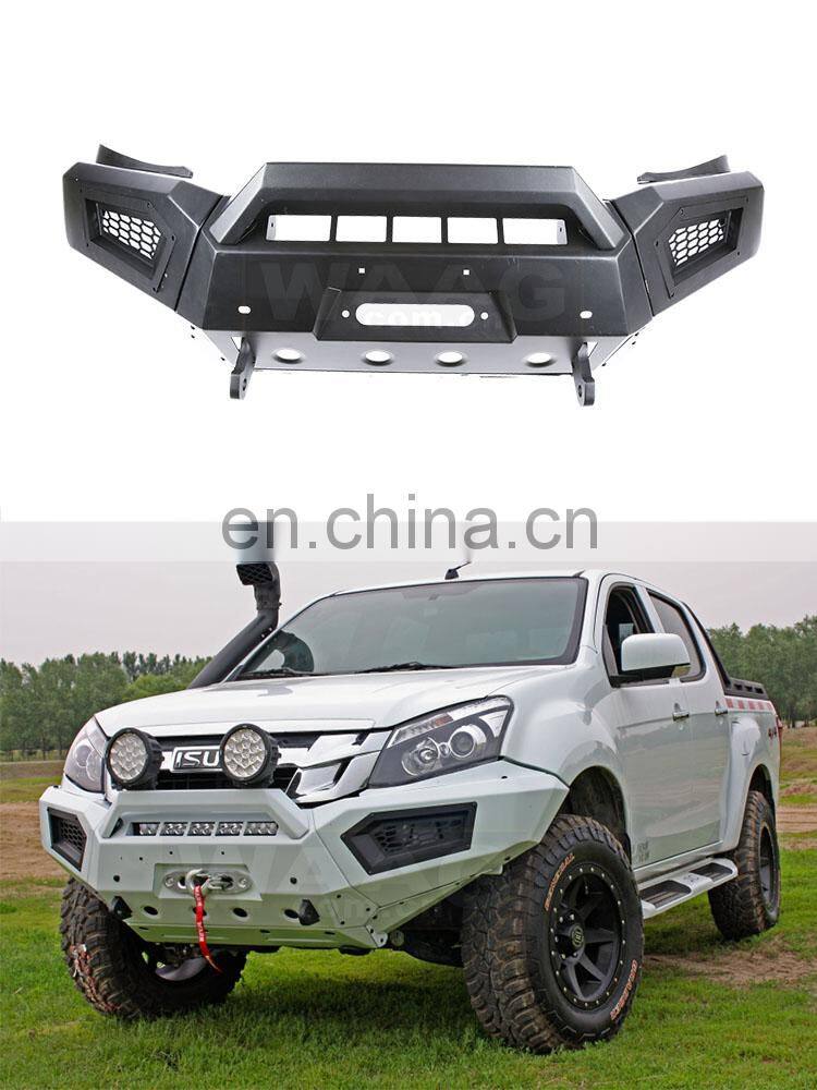 Heavy Duty Aluminum Front Bumper Car Bull Bar for ISUZU D-MAX 4x4 Auto Front Bumper Car Accessories