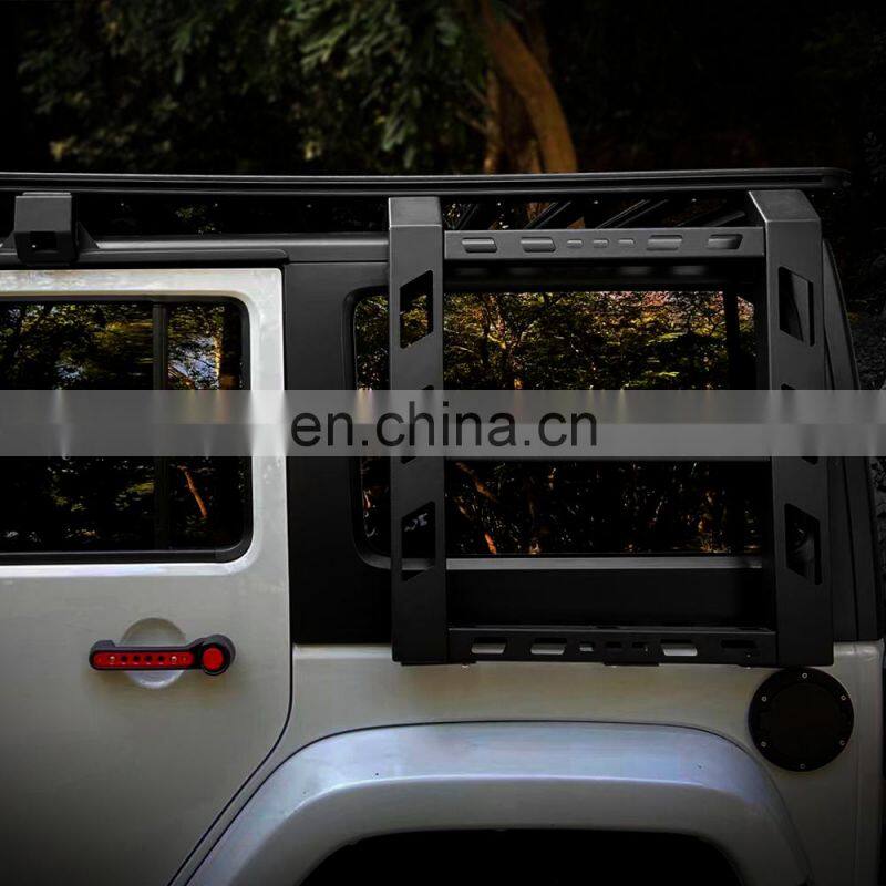 Roof Luggage With Ladder for Jeep Wrangler JK Parts Roof Rack for Jeep Wrangler Accessories