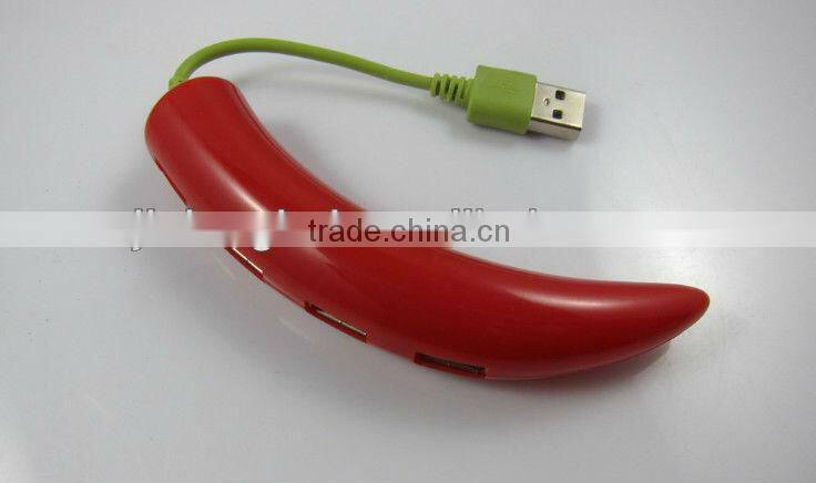 4 Port 2.0 USB HUB/ Cayenne pepper style