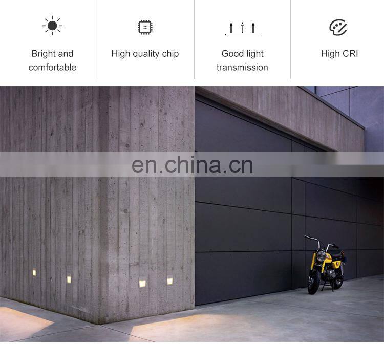 Modern Indoor Home Fancy Recessed Mounted Corner Lamp SMD 3.5W Led Step Stair Light