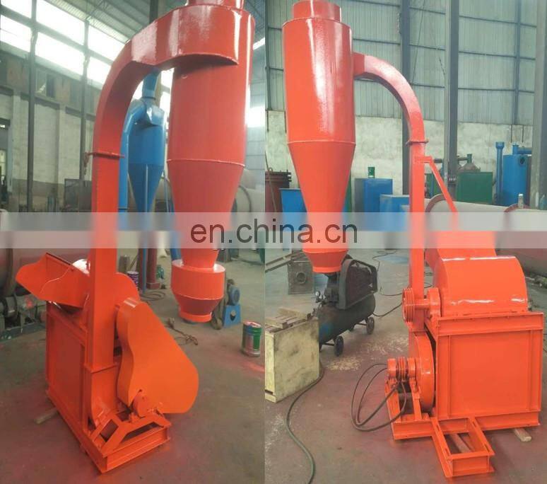 Factory price 800kg per hour energy saving rice husk hammer mill crusher with ce approved