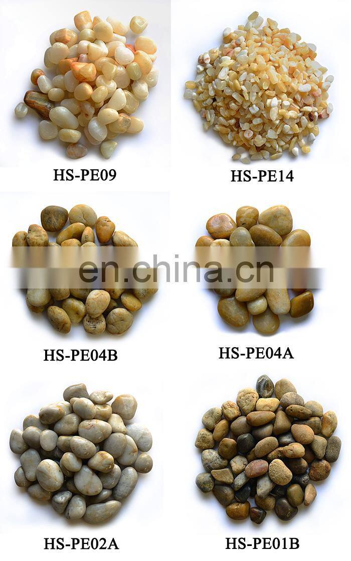 black color jade stone price/river stone pebble wash price/ black polished garden pebble stones