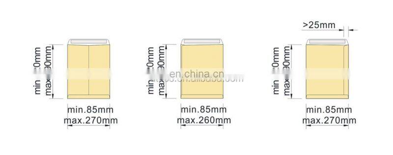 ZF150A A3 A4 Automatic Brown Kraft Paper Pocket Mailer Envelope Machine With Self Adhesive Peel & Seal Flap