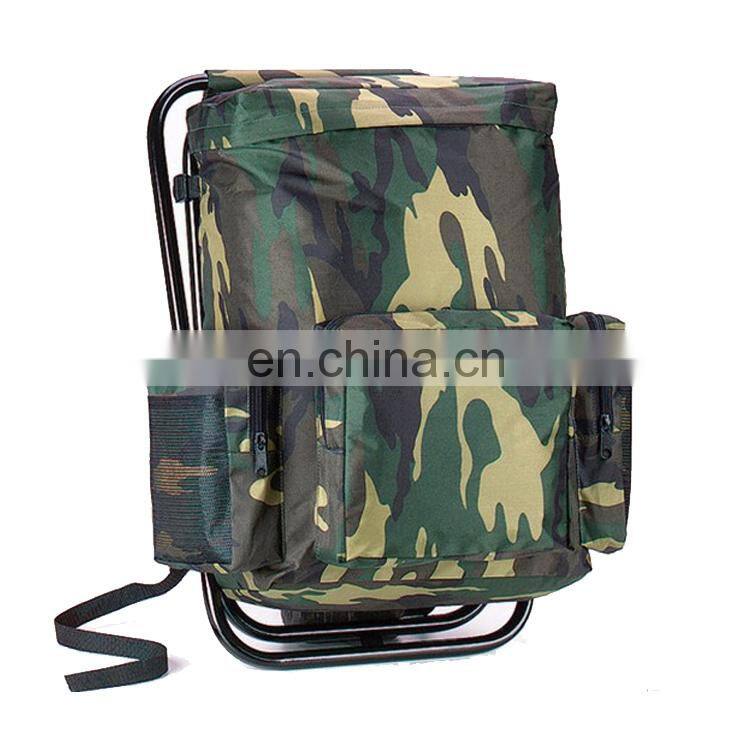 Hot sale Multi-purpose Fishing Chair Outdoor Foldable Cooler Bag With Stand