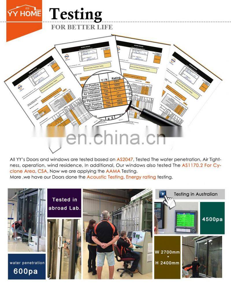 Modern new house soundproof picture window aluminum half circle window