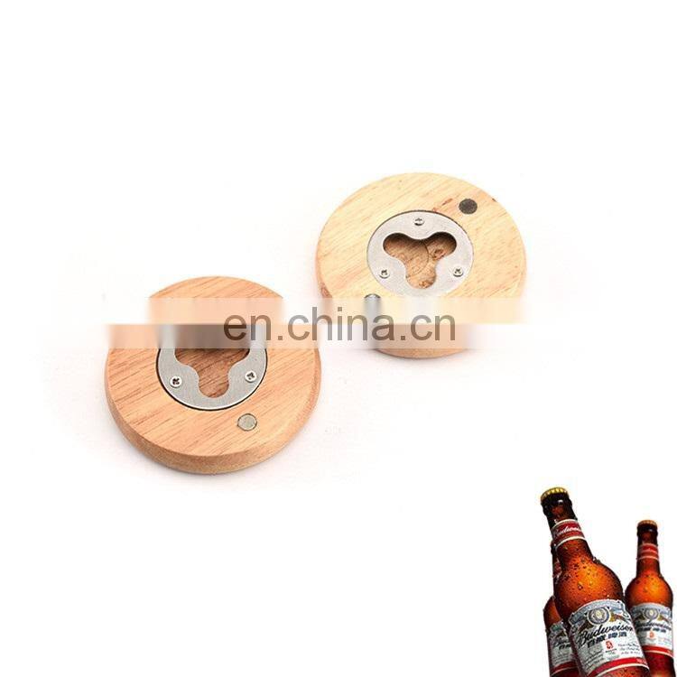 Pinbo Wholesale Wood Bottle Magnet Opener