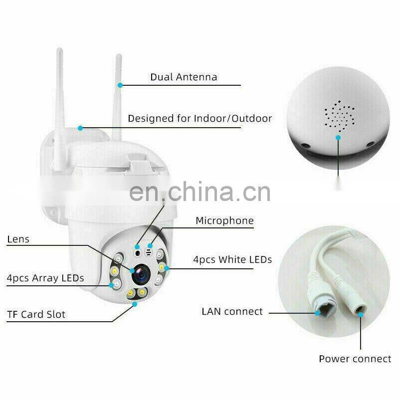1080P WIFI IP Wireless Camera Outdoor CCTV HD PTZ Smart Home Security IR 360 Cam YOOSEE  Icsee