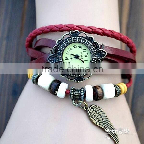 Fashionable classical watch hand-woven retro bracelet watch
