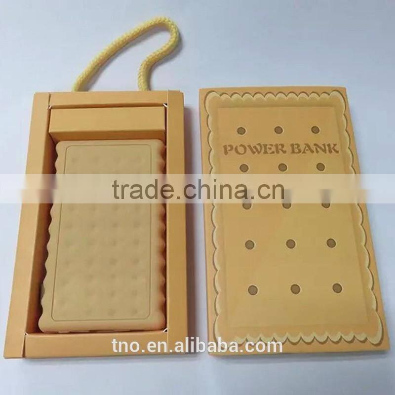 Novelty cookies mobile power bank 4000mAh wholesale alibaba
