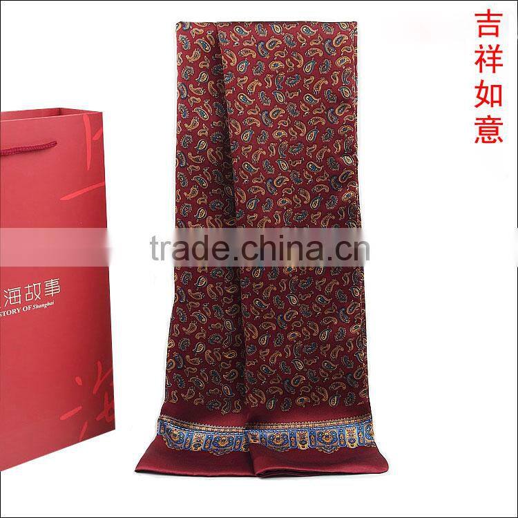Indian men long scarf silk scarf