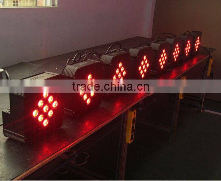 9pcs 10W RGBW 4 in 1 Led Par64 Stage DJ Lighting Led Par Light