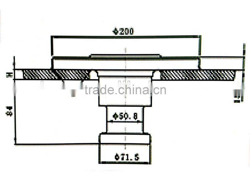 kingpin assembly and welded center