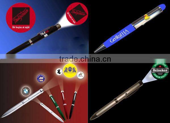 plastic promotional gift multi clolor light up pen led light pen