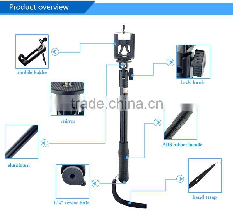 Factory outlet retractable handle monopod
