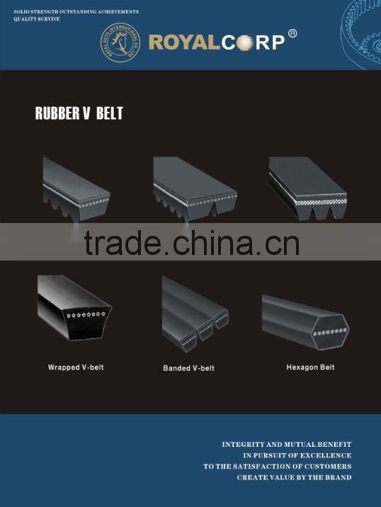 high quality automotive industrial v-belts, AVX10, AVX13, AVX17 type v-belt