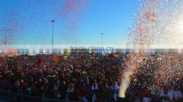 co2 gas confetti cannon paper machine Or N2 gas , powerful confetti cannon , big confetti cannon machine colorful confetti paper