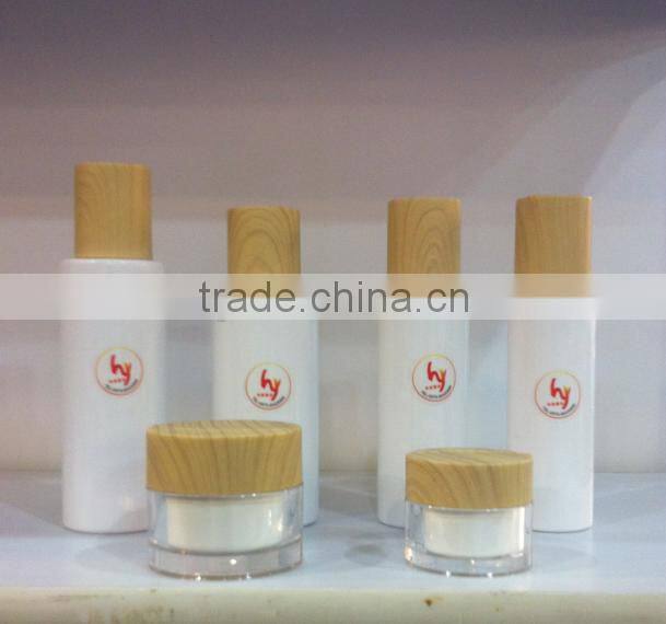 Skin care use silk screen printing cylindrical cosmetic packaging