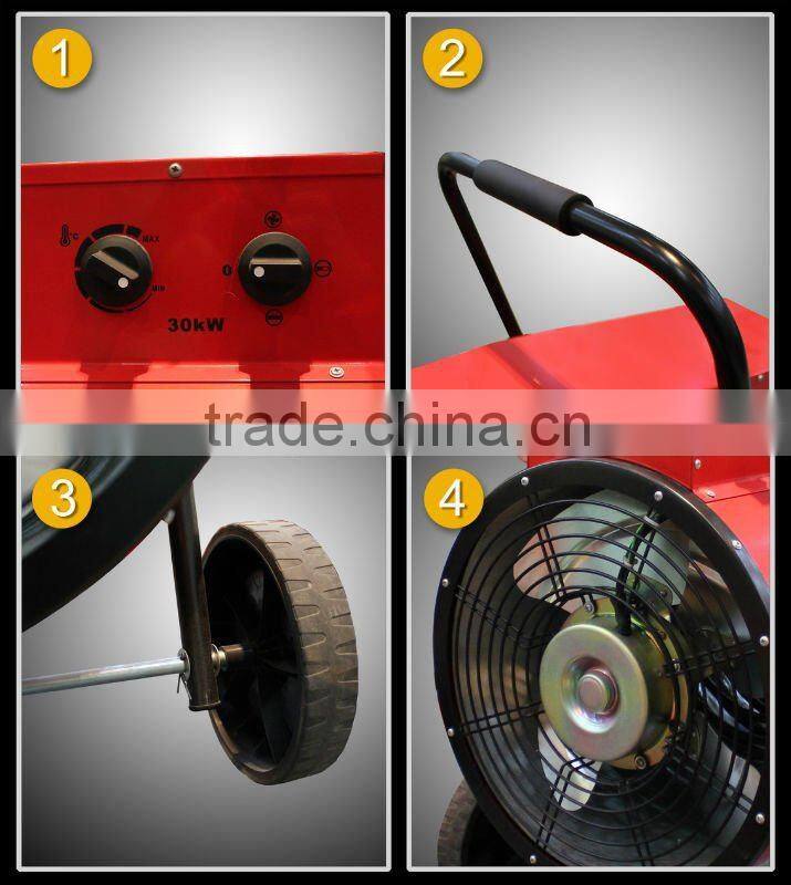 30kw large air output fan heaters