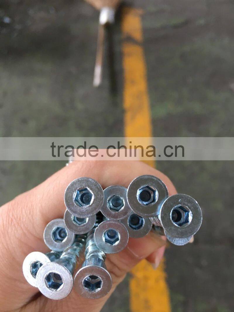 Factory for Confirmat screw Furniture screw