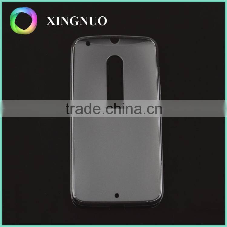 Slim Transparent Crystal Clear TPU Back Cover for MOTO X Style X Pure Edition XT1572 XT1570