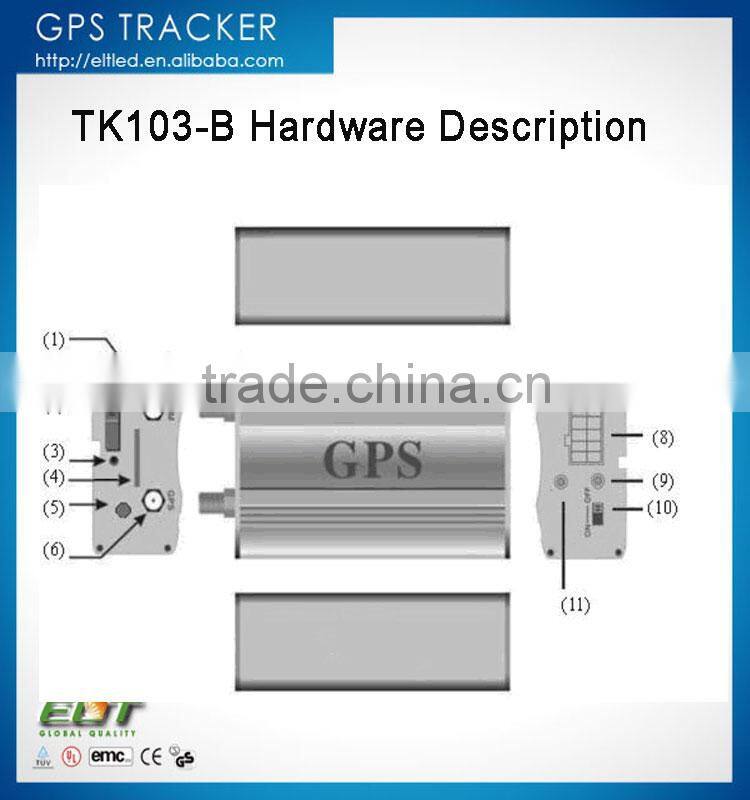 TK103-B Global sms gprs vehicle micro gps tracking device