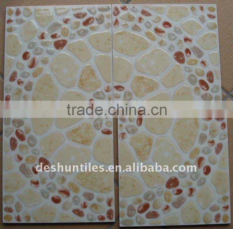 Glazed floor tiles