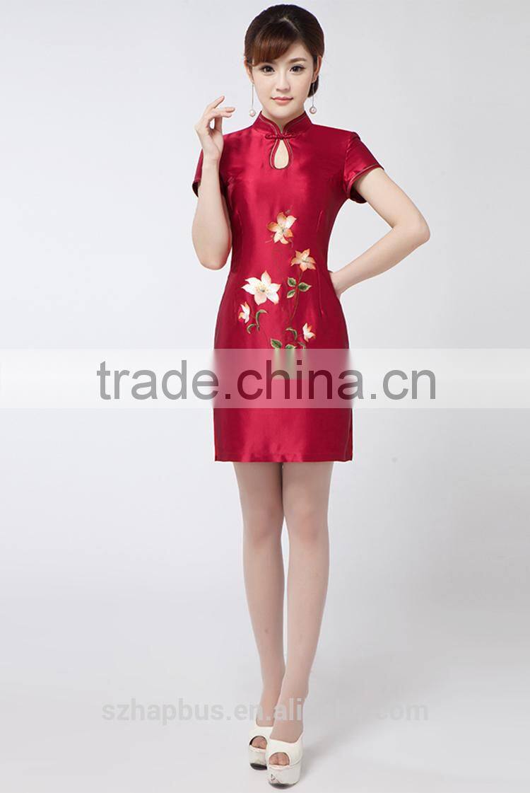 2015 ladies New Fashion casual embroidered dress