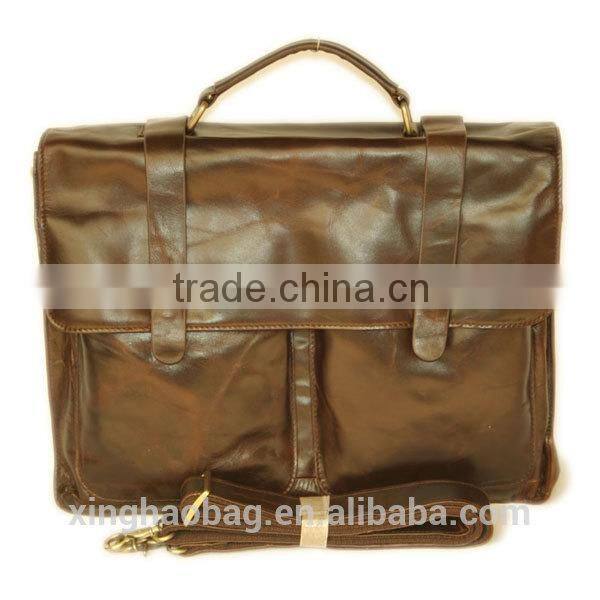 2014 men leather briefcase business portfolio briefcase