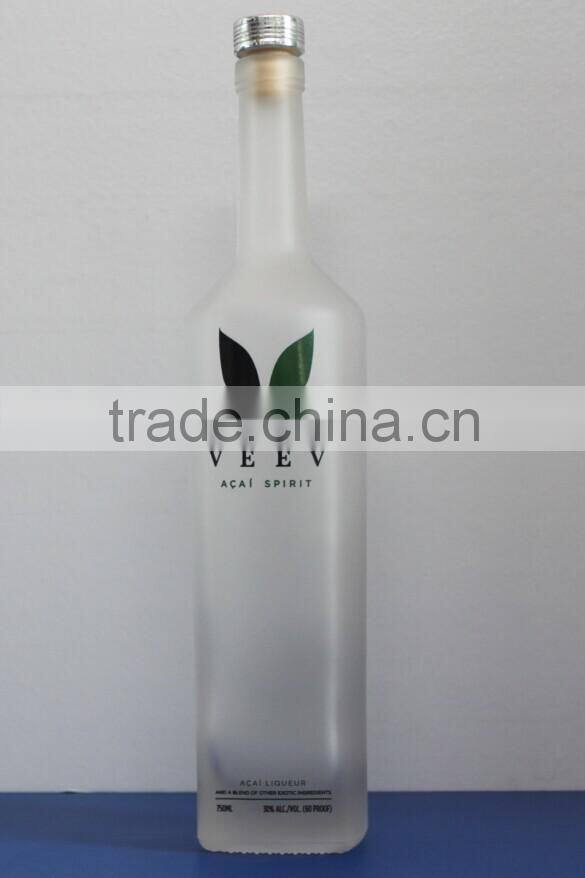 700ML EMPTY VODKA GLASS BOTTLE HIGH FLINT