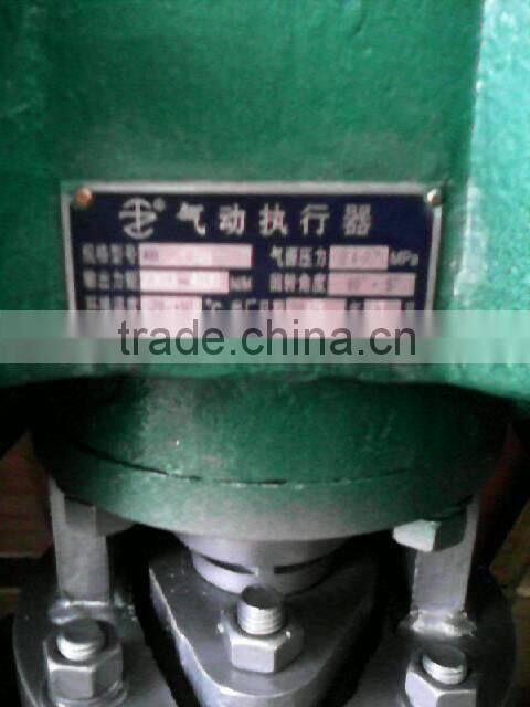 DN300GB Standard WCB AW actuatrs Pneumatic ball valve