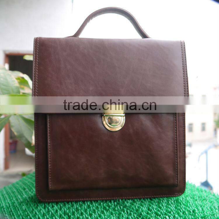 100% Genuine Leather Handbag Men Messenger Bags In Men's Totes