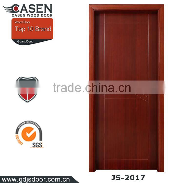 Solid wood interior outdood hard wood cherry plain wood bathroom door